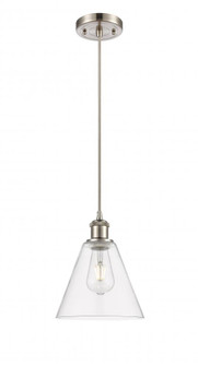 Berkshire - 1 Light - 8 inch - Brushed Satin Nickel - Cord hung - Mini Pendant (3442|516-1P-SN-GBC-82)