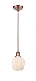 Norfolk - 1 Light - 6 inch - Antique Copper - Mini Pendant (3442|516-1S-AC-G461-6)