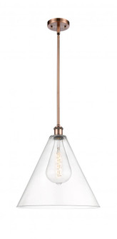 Berkshire - 1 Light - 16 inch - Antique Copper - Pendant (3442|516-1S-AC-GBC-162)