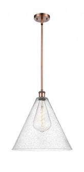 Berkshire - 1 Light - 16 inch - Antique Copper - Pendant (3442|516-1S-AC-GBC-164-LED)
