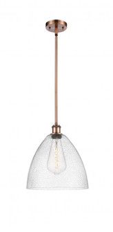 Bristol - 1 Light - 12 inch - Antique Copper - Mini Pendant (3442|516-1S-AC-GBD-124-LED)