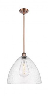Bristol - 1 Light - 16 inch - Antique Copper - Pendant (3442|516-1S-AC-GBD-164-LED)