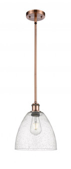 Bristol - 1 Light - 9 inch - Antique Copper - Mini Pendant (3442|516-1S-AC-GBD-94-LED)