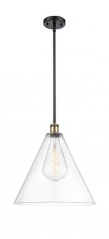 Berkshire - 1 Light - 16 inch - Black Antique Brass - Pendant (3442|516-1S-BAB-GBC-162-LED)