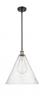 Berkshire - 1 Light - 16 inch - Black Antique Brass - Pendant (3442|516-1S-BAB-GBC-164-LED)