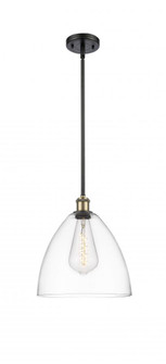 Bristol - 1 Light - 12 inch - Black Antique Brass - Mini Pendant (3442|516-1S-BAB-GBD-122)