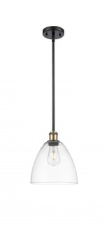 Bristol - 1 Light - 9 inch - Black Antique Brass - Mini Pendant (3442|516-1S-BAB-GBD-92-LED)