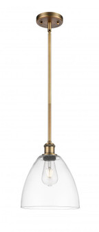 Bristol - 1 Light - 9 inch - Brushed Brass - Mini Pendant (3442|516-1S-BB-GBD-92)