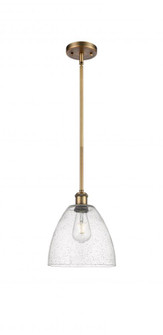 Bristol - 1 Light - 9 inch - Brushed Brass - Mini Pendant (3442|516-1S-BB-GBD-94)