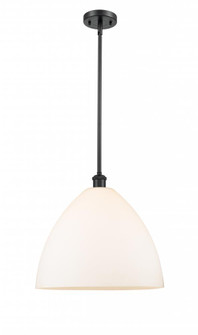 Bristol - 1 Light - 16 inch - Matte Black - Pendant (3442|516-1S-BK-GBD-161-LED)