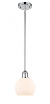 Athens - 1 Light - 6 inch - Polished Chrome - Mini Pendant (3442|516-1S-PC-G121-6)