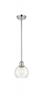 Athens - 1 Light - 6 inch - Polished Chrome - Mini Pendant (3442|516-1S-PC-G122-6-LED)
