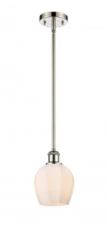 Norfolk - 1 Light - 6 inch - Polished Nickel - Mini Pendant (3442|516-1S-PN-G461-6-LED)