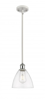 Bristol - 1 Light - 8 inch - White Polished Chrome - Mini Pendant (3442|516-1S-WPC-GBD-752)