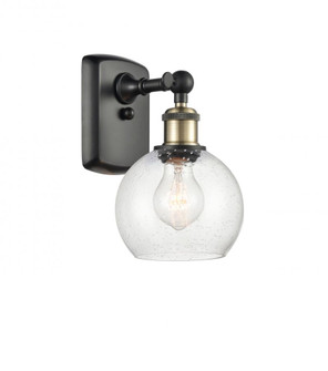 Athens - 1 Light - 6 inch - Black Antique Brass - Sconce (3442|516-1W-BAB-G124-6)