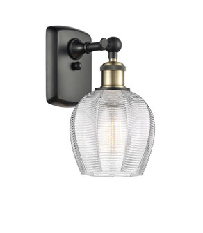 Norfolk - 1 Light - 6 inch - Black Antique Brass - Sconce (3442|516-1W-BAB-G462-6-LED)