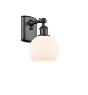 Athens - 1 Light - 6 inch - Matte Black - Sconce (3442|516-1W-BK-G121-6)