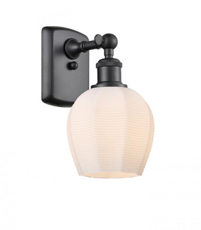 Norfolk - 1 Light - 6 inch - Matte Black - Sconce (3442|516-1W-BK-G461-6-LED)