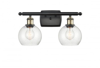 Athens - 2 Light - 16 inch - Black Antique Brass - Bath Vanity Light (3442|516-2W-BAB-G124-6)