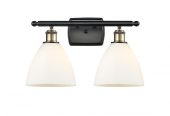 Bristol - 2 Light - 18 inch - Black Antique Brass - Bath Vanity Light (3442|516-2W-BAB-GBD-751-LED)