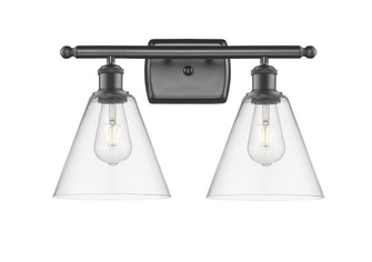Berkshire - 2 Light - 18 inch - Oil Rubbed Bronze - Bath Vanity Light (3442|516-2W-OB-GBC-82-LED)