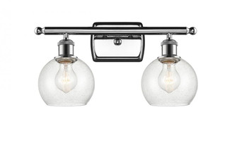 Athens - 2 Light - 16 inch - Polished Chrome - Bath Vanity Light (3442|516-2W-PC-G124-6)