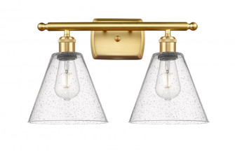 Berkshire - 2 Light - 18 inch - Satin Gold - Bath Vanity Light (3442|516-2W-SG-GBC-84-LED)