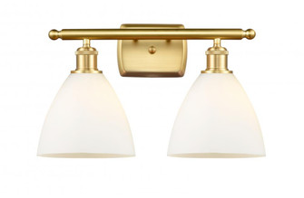 Bristol - 2 Light - 18 inch - Satin Gold - Bath Vanity Light (3442|516-2W-SG-GBD-751)
