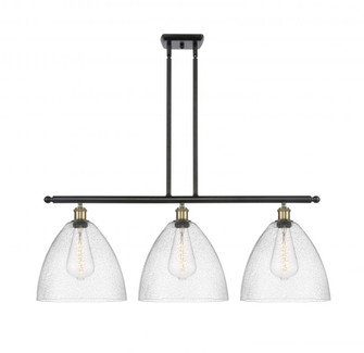 Bristol - 3 Light - 39 inch - Black Antique Brass - Stem hung - Island Light (3442|516-3I-BAB-GBD-124)