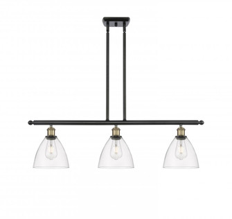 Bristol - 3 Light - 36 inch - Black Antique Brass - Stem hung - Island Light (3442|516-3I-BAB-GBD-752)