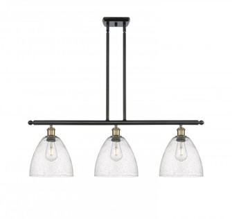 Bristol - 3 Light - 36 inch - Black Antique Brass - Cord hung - Island Light (3442|516-3I-BAB-GBD-94-LED)