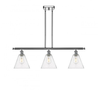 Berkshire - 3 Light - 36 inch - Polished Chrome - Stem hung - Island Light (3442|516-3I-PC-GBC-84)