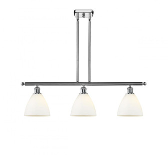Bristol - 3 Light - 36 inch - Polished Chrome - Stem hung - Island Light (3442|516-3I-PC-GBD-751-LED)
