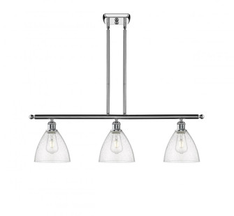 Bristol - 3 Light - 36 inch - Polished Chrome - Stem hung - Island Light (3442|516-3I-PC-GBD-754-LED)