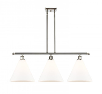 Berkshire - 3 Light - 39 inch - Polished Nickel - Stem hung - Island Light (3442|516-3I-PN-GBC-121)