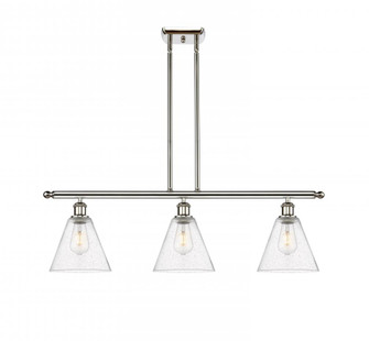 Berkshire - 3 Light - 36 inch - Polished Nickel - Stem hung - Island Light (3442|516-3I-PN-GBC-84)