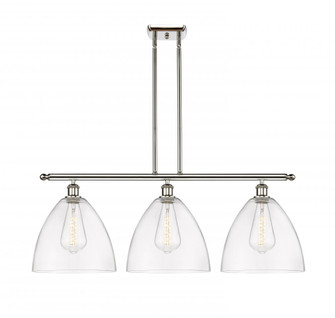 Bristol - 3 Light - 39 inch - Polished Nickel - Stem hung - Island Light (3442|516-3I-PN-GBD-122)
