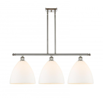 Bristol - 3 Light - 39 inch - Polished Nickel - Stem hung - Island Light (3442|516-3I-PN-GBD-121-LED)