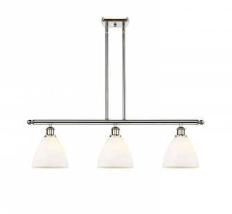 Bristol - 3 Light - 36 inch - Polished Nickel - Stem hung - Island Light (3442|516-3I-PN-GBD-751)