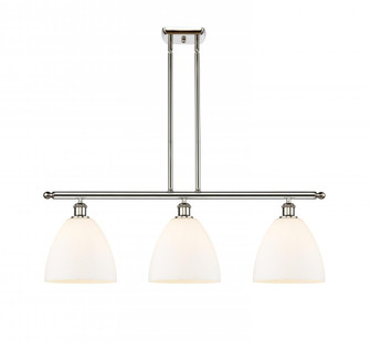 Bristol - 3 Light - 36 inch - Polished Nickel - Stem hung - Island Light (3442|516-3I-PN-GBD-91-LED)
