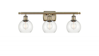 Athens - 3 Light - 26 inch - Antique Brass - Bath Vanity Light (3442|516-3W-AB-G122-6-LED)