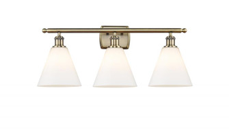 Berkshire - 3 Light - 28 inch - Antique Brass - Bath Vanity Light (3442|516-3W-AB-GBC-81-LED)