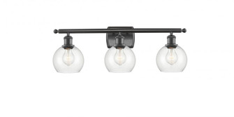 Athens - 3 Light - 26 inch - Oil Rubbed Bronze - Bath Vanity Light (3442|516-3W-OB-G122-6)