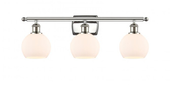 Athens - 3 Light - 26 inch - Polished Nickel - Bath Vanity Light (3442|516-3W-PN-G121-6)