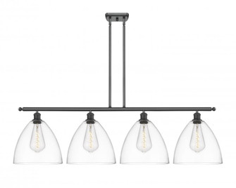 Bristol - 4 Light - 50 inch - Matte Black - Stem hung - Island Light (3442|516-4I-BK-GBD-122)