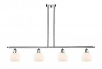 Athens - 4 Light - 48 inch - Polished Chrome - Stem hung - Island Light (3442|516-4I-PC-G121-6-LED)