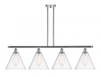 Berkshire - 4 Light - 50 inch - Polished Chrome - Stem hung - Island Light (3442|516-4I-PC-GBC-124-LED)