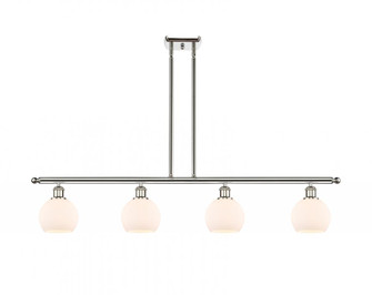 Athens - 4 Light - 48 inch - Polished Nickel - Stem hung - Island Light (3442|516-4I-PN-G121-6)