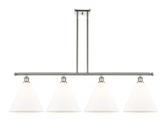 Berkshire - 4 Light - 50 inch - Polished Nickel - Stem hung - Island Light (3442|516-4I-PN-GBC-121-LED)