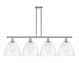 Bristol - 4 Light - 50 inch - Polished Nickel - Stem hung - Island Light (3442|516-4I-PN-GBD-122-LED)